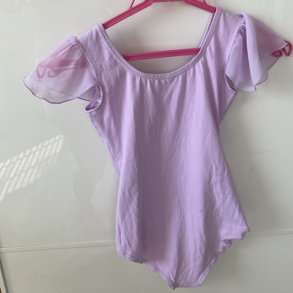 Ballet Dance Leotard size 120 (US 6-7) pink and purple bundle - Picture 5 of 11